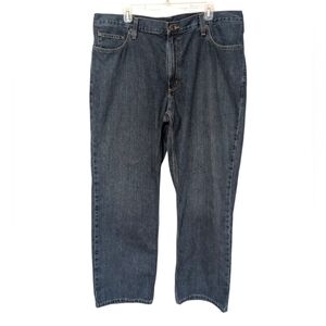 Men's Carhartt Blue Denim Relaxed Fit Holter Jeans Mens Size 40x30